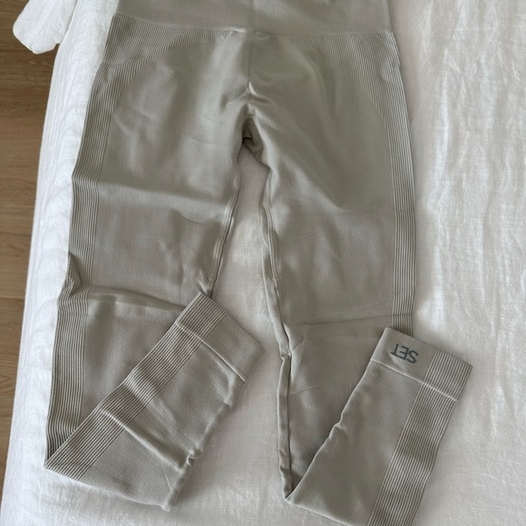 Set active oat milk beige Sculptflex leggings - Picture 3 of 3